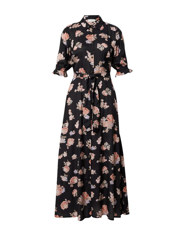 Kaffe Kaffe Dolga srajca 'Velana'  modra / svetlo rjava / oranžna / črna