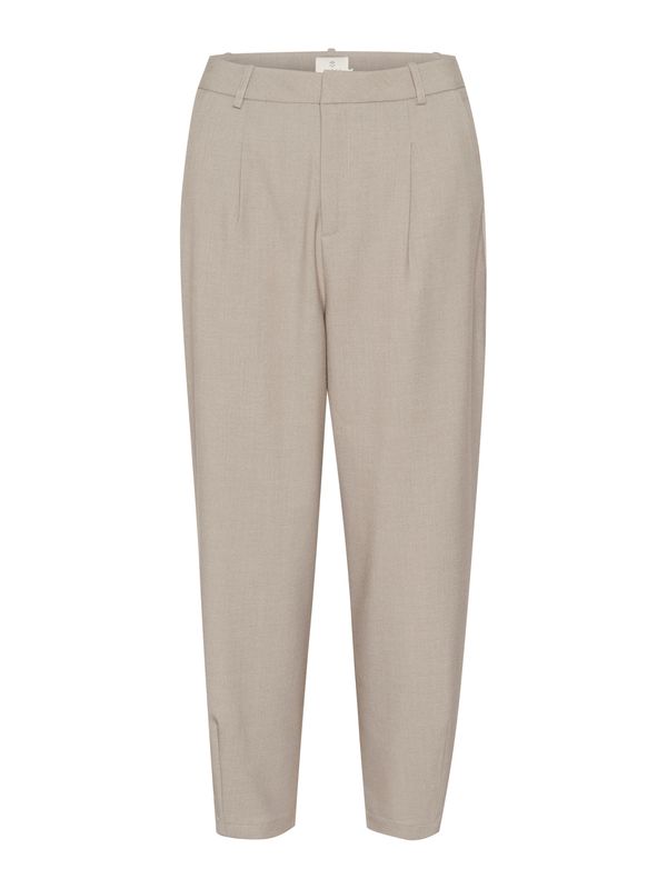 Kaffe Kaffe Hlače z naborki 'Merle'  greige