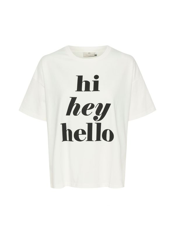 Kaffe Kaffe Majica 'Ellen'  črna / bela