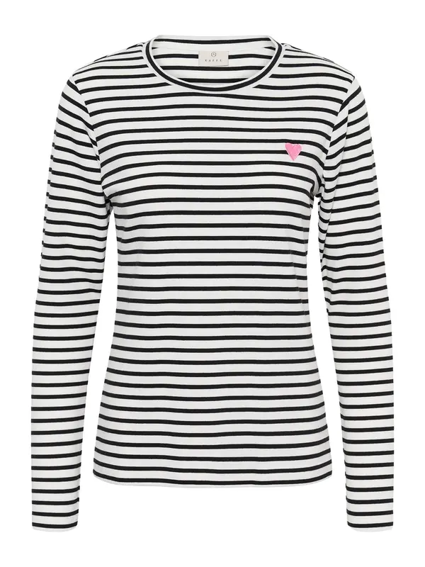 Kaffe Kaffe Majica 'KALiddy'  marine / bela