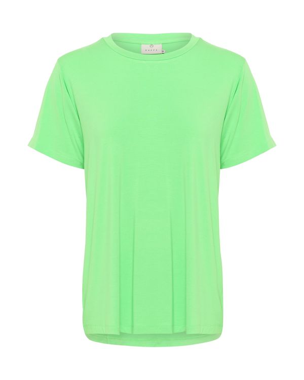 Kaffe Kaffe Majica  neonsko zelena