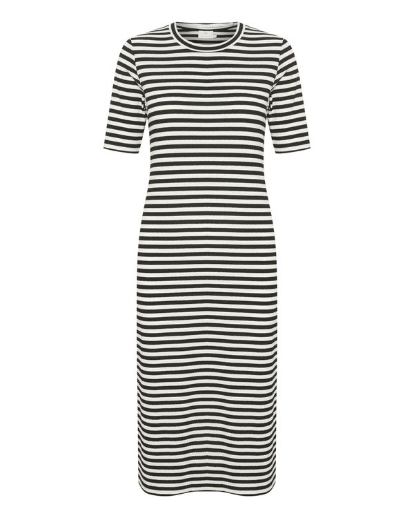 Kaffe Kaffe Obleka 'Amanda'  črna / bela