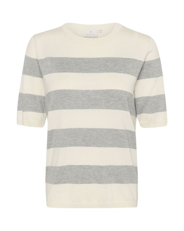 Kaffe Kaffe Pulover 'Lizza'  kremna / pegasto siva