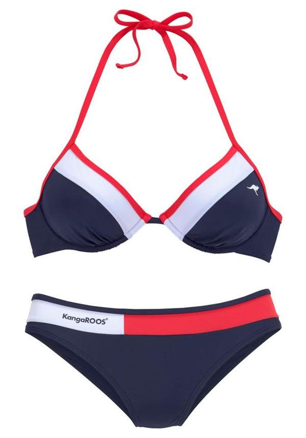 KangaROOS KangaROOS Bikini  mornarska / roza / bela