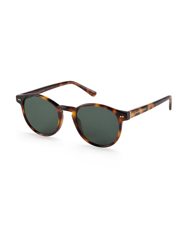 Kapten & Son Kapten & Son Sončna očala 'Marais Tortoise Green'  temno rjava / zlata / zelena