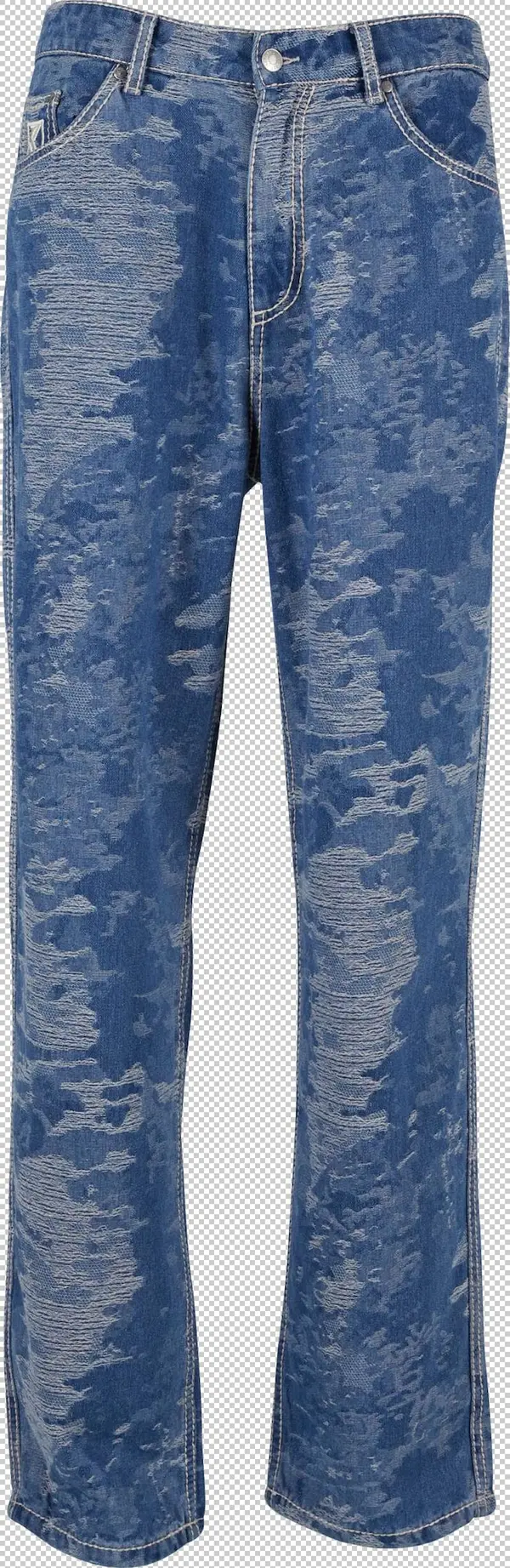 Karl Kani Karl Kani Kavbojke  moder denim