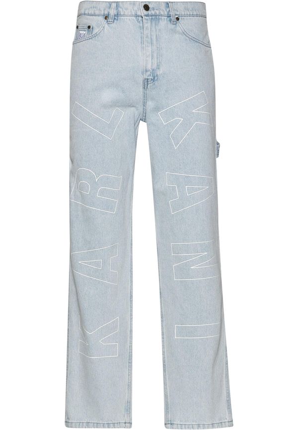 Karl Kani Karl Kani Kavbojke  moder denim / bela