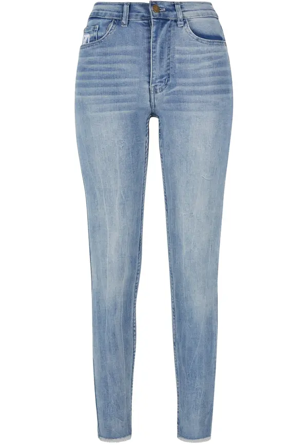 Karl Kani Karl Kani Kavbojke 'OG'  moder denim / bela