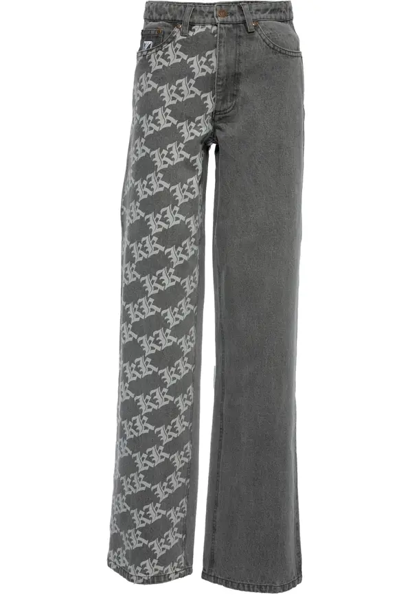 Karl Kani Karl Kani Kavbojke  siv denim / svetlo siva