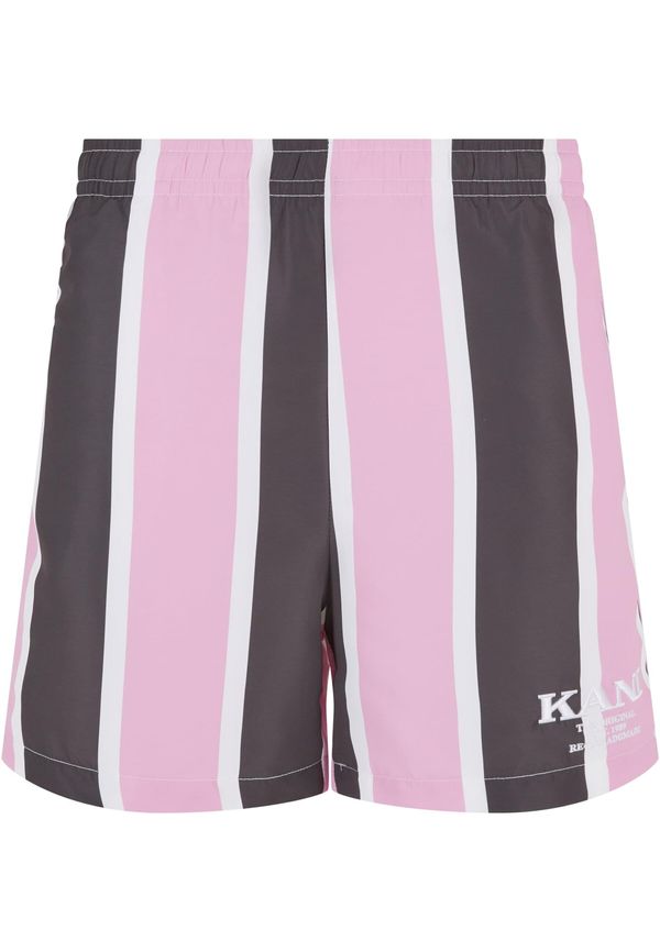 Karl Kani Karl Kani Kratke kopalne hlače  temno siva / roza / bela