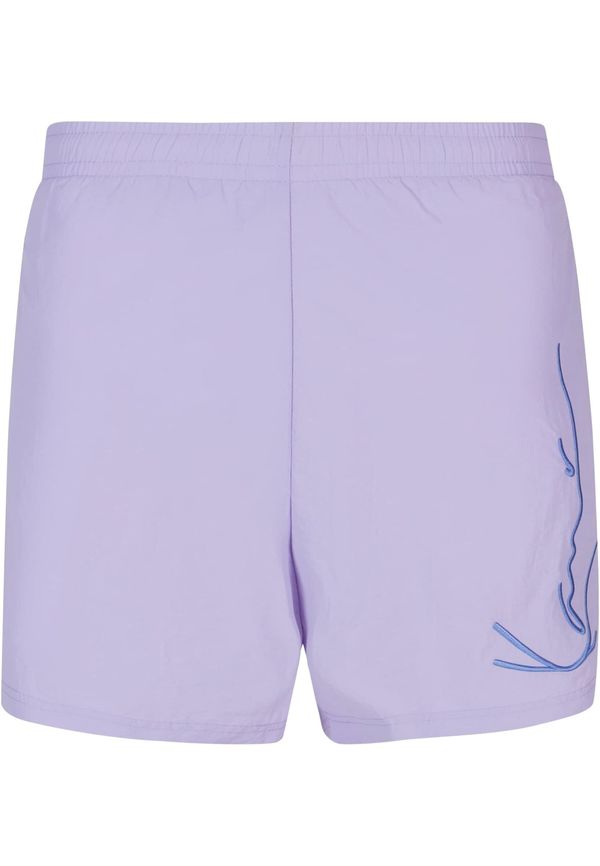 Karl Kani Karl Kani Kratke kopalne hlače  vijolično modra / sivka