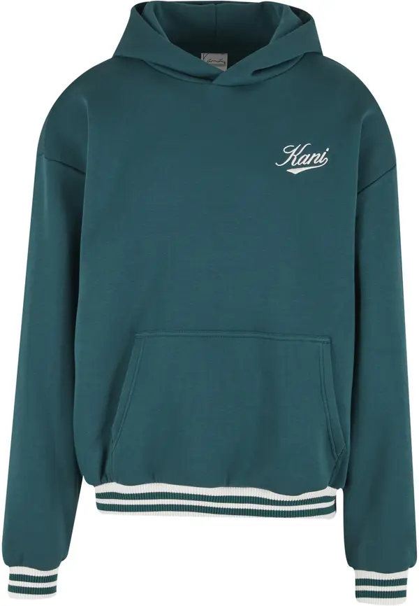 Karl Kani Karl Kani Majica 'Cursive Varsity'  temno zelena / bela