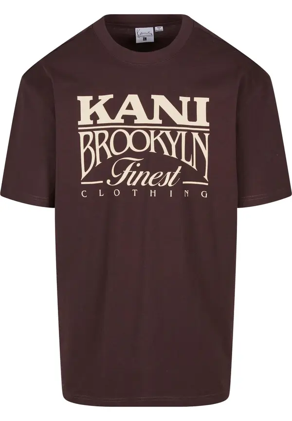 Karl Kani Karl Kani Majica 'Finest'  kremna / temno rjava