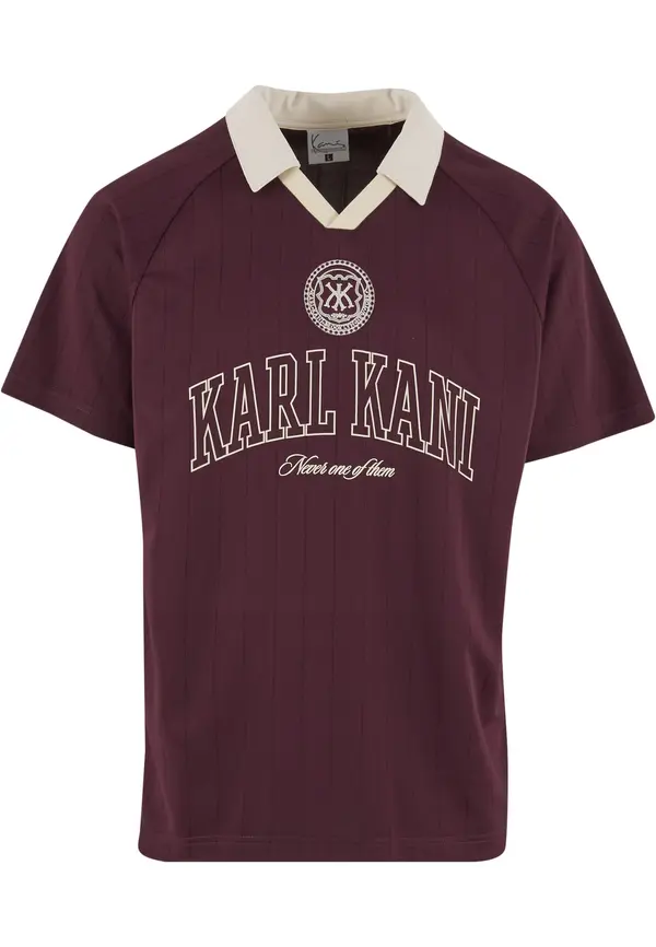 Karl Kani Karl Kani Majica 'Heritage'  svetlo bež / vinsko rdeča / temno rdeča