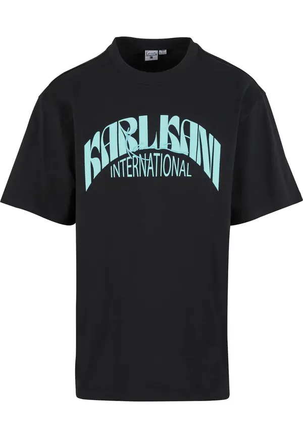 Karl Kani Karl Kani Majica 'International'  svetlo modra / črna