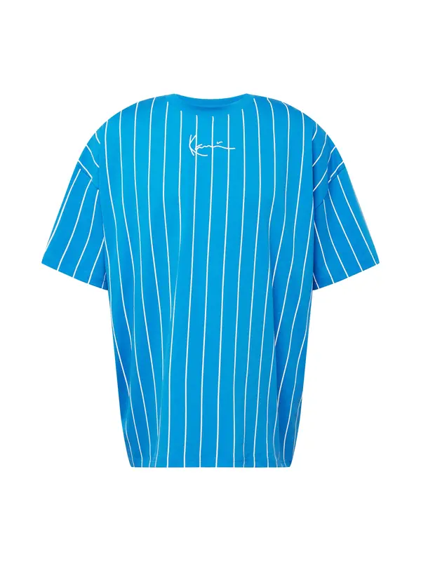 Karl Kani Karl Kani Majica 'Pinstripe'  modra / bela