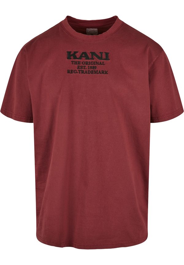 Karl Kani Karl Kani Majica  temno rdeča / črna