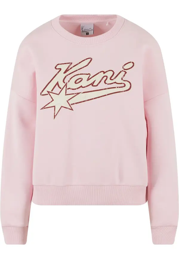 Karl Kani Karl Kani Majica 'Varsity Star'  kremna / roza / rdeča