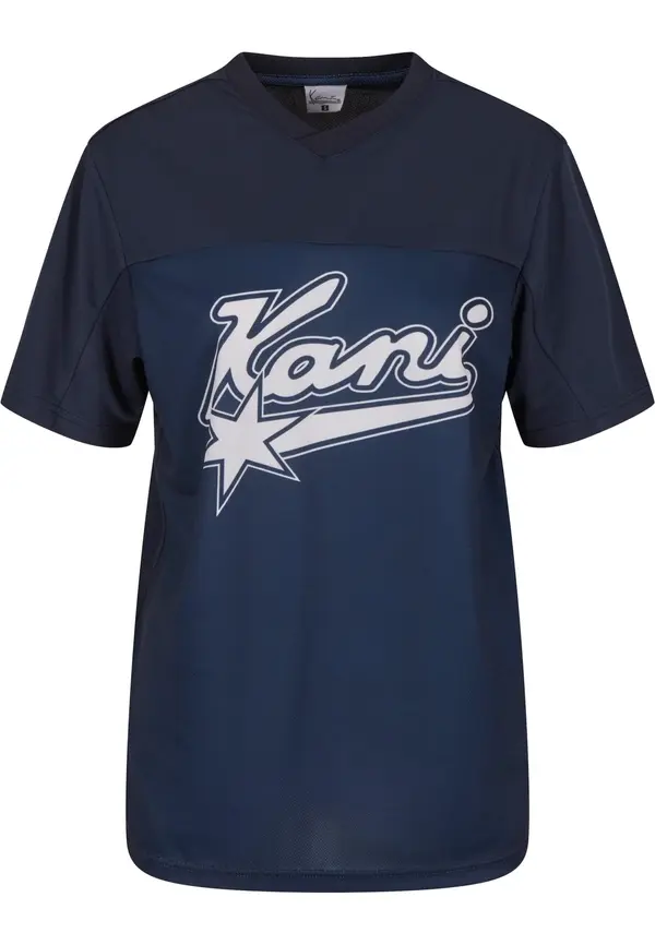 Karl Kani Karl Kani Majica 'Varsity Star'  nočno modra / temno modra / bela