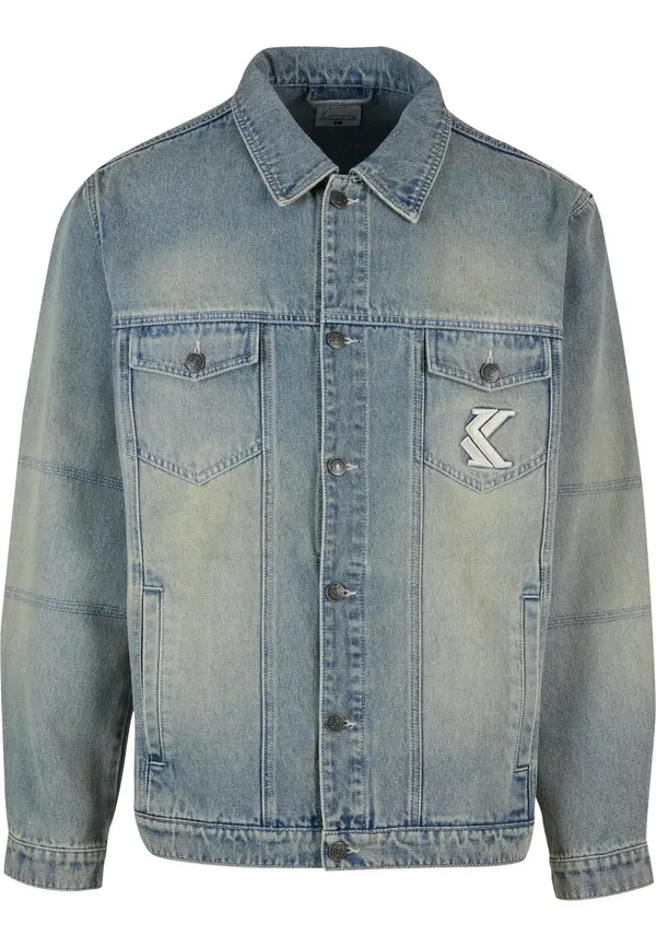Karl Kani Karl Kani Prehodna jakna  moder denim / bela