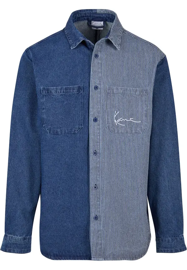 Karl Kani Karl Kani Srajca  moder denim / bela