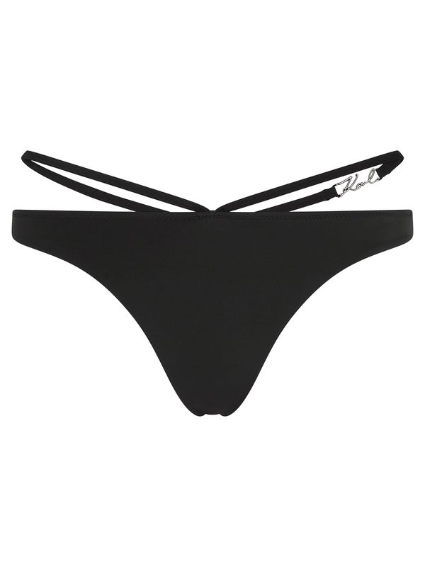 Karl Lagerfeld Karl Lagerfeld Bikini hlačke  črna