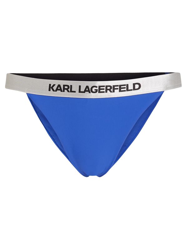 Karl Lagerfeld Karl Lagerfeld Bikini hlačke  modra / bela