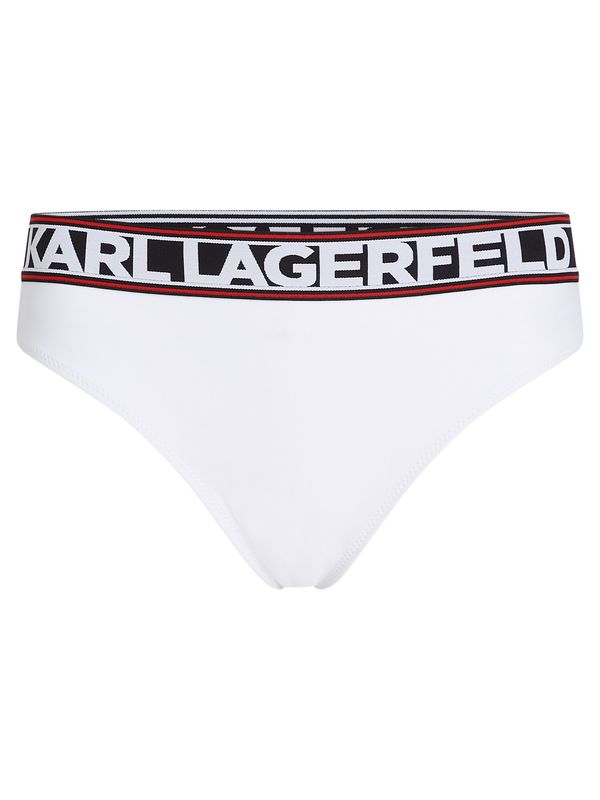Karl Lagerfeld Karl Lagerfeld Bikini hlačke  rdeča / črna / bela