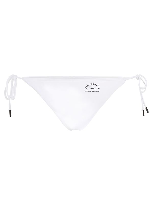 Karl Lagerfeld Karl Lagerfeld Bikini hlačke ' RUE ST-GUILLAUME'  črna / bela