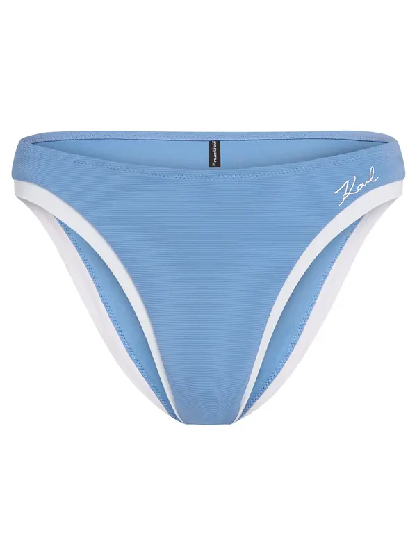 Karl Lagerfeld Karl Lagerfeld Bikini hlačke  svetlo modra / bela
