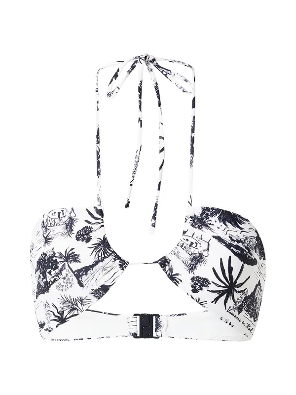 Karl Lagerfeld Karl Lagerfeld Bikini zgornji del  črna / bela