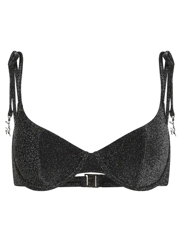 Karl Lagerfeld Karl Lagerfeld Bikini zgornji del  črna