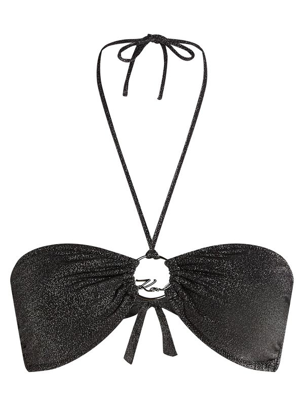 Karl Lagerfeld Karl Lagerfeld Bikini zgornji del  črna