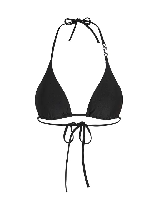 Karl Lagerfeld Karl Lagerfeld Bikini zgornji del  črna