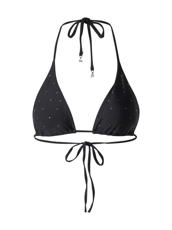 Karl Lagerfeld Karl Lagerfeld Bikini zgornji del 'IKON'  črna