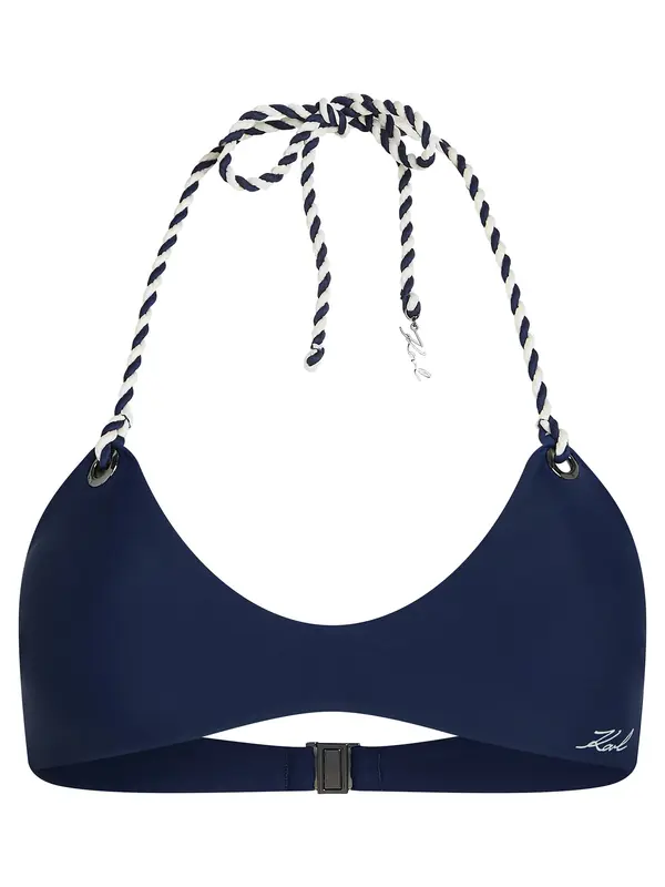 Karl Lagerfeld Karl Lagerfeld Bikini zgornji del  marine