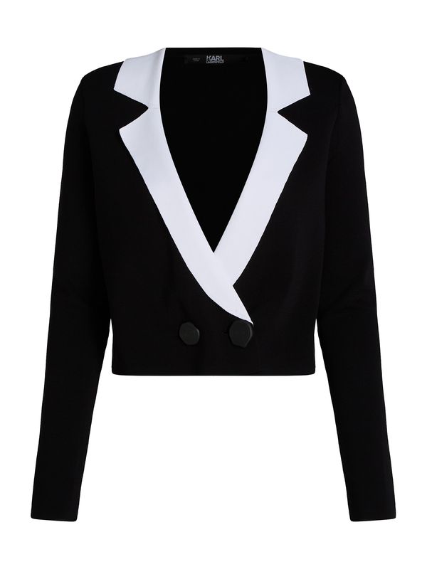 Karl Lagerfeld Karl Lagerfeld Blazer  črna / bela