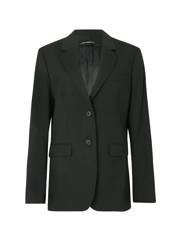 Karl Lagerfeld Karl Lagerfeld Blazer  črna / bela