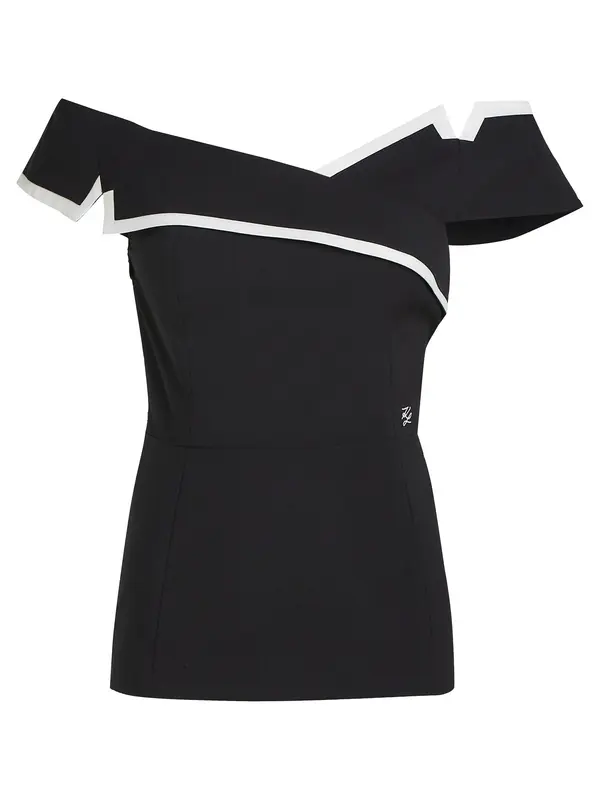 Karl Lagerfeld Karl Lagerfeld Bluza  črna