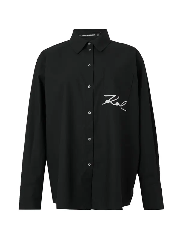Karl Lagerfeld Karl Lagerfeld Bluza  črna