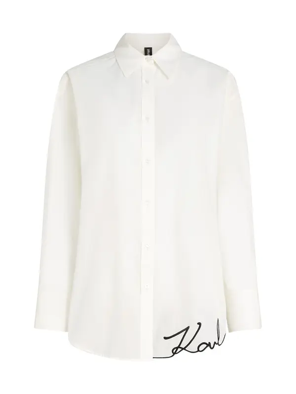 Karl Lagerfeld Karl Lagerfeld Bluza  kremna / črna