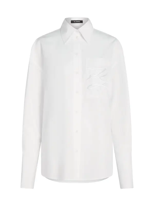 Karl Lagerfeld Karl Lagerfeld Bluza 'X-Amber Valletta'  bela