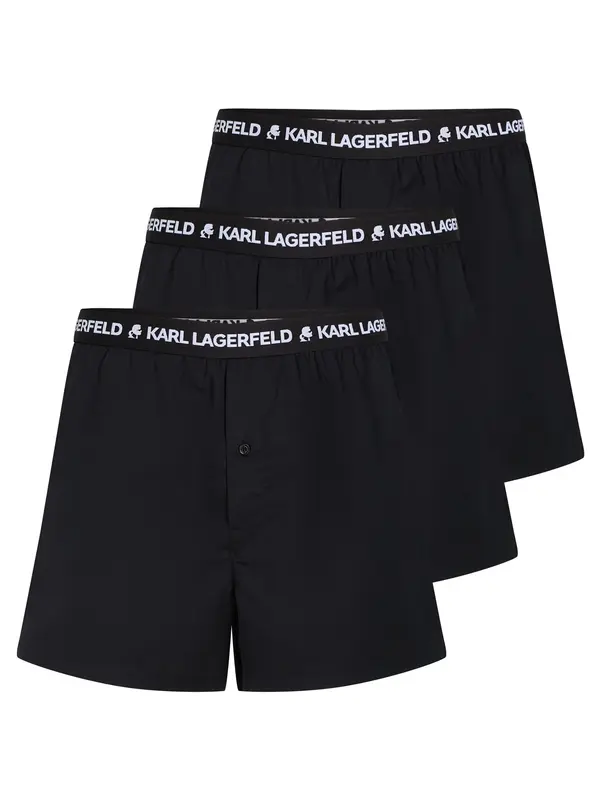 Karl Lagerfeld Karl Lagerfeld Boksarice  črna / bela