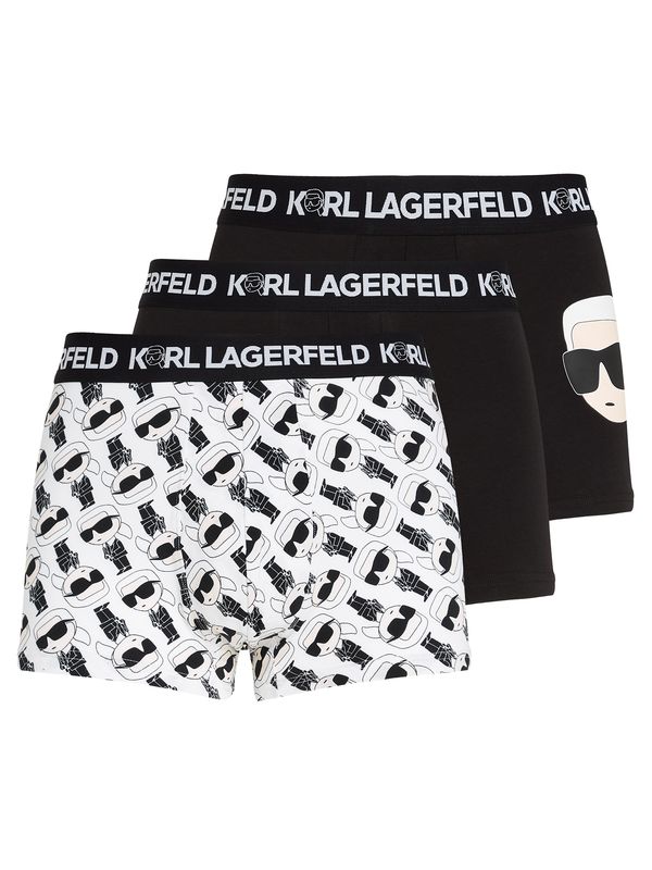 Karl Lagerfeld Karl Lagerfeld Boksarice  kremna / črna / bela