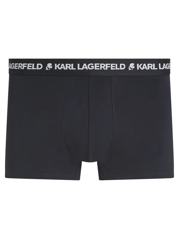 Karl Lagerfeld Karl Lagerfeld Boksarice  svetlo siva / črna / bela
