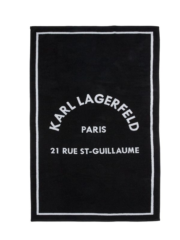 Karl Lagerfeld Karl Lagerfeld Brisače za na plažo  črna / bela