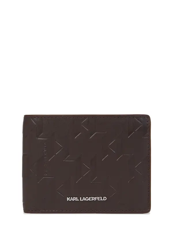 Karl Lagerfeld Karl Lagerfeld Denarnica  temno rjava