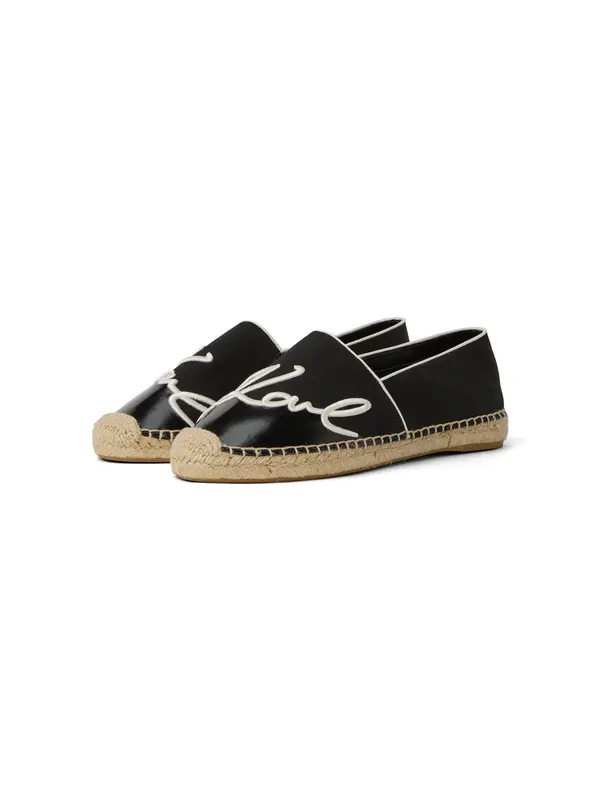Karl Lagerfeld Karl Lagerfeld Espadrile ' KAMINI SLIP ON '  črna