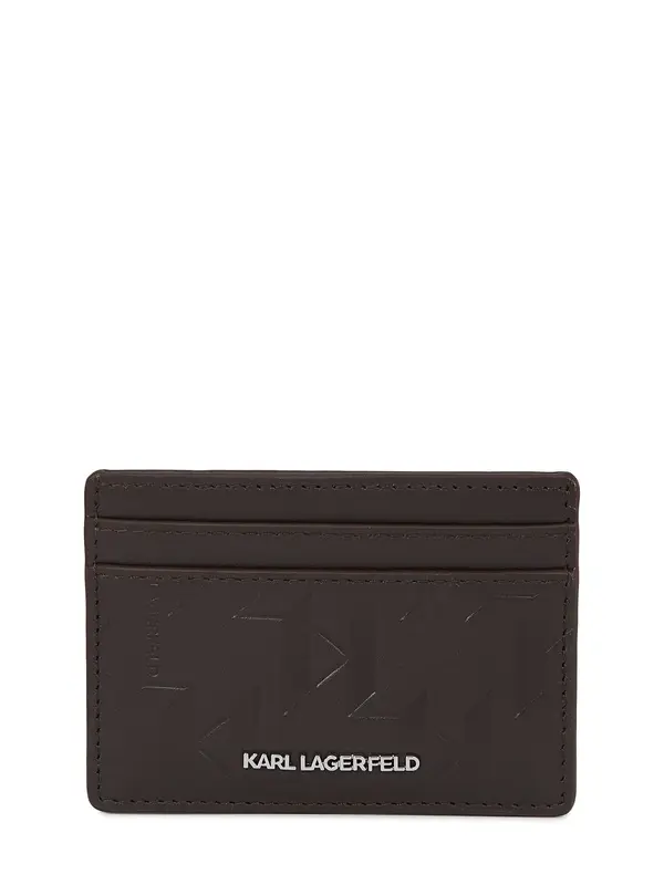Karl Lagerfeld Karl Lagerfeld Etui  temno rjava / bela