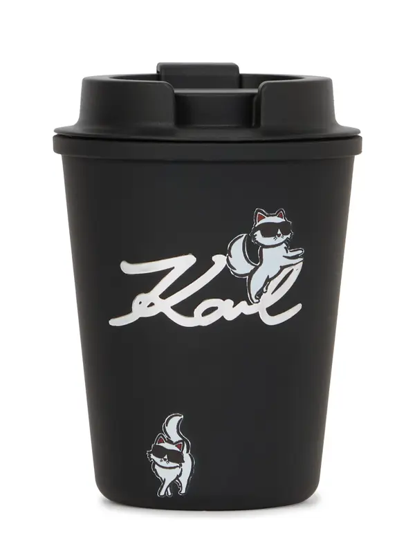 Karl Lagerfeld Karl Lagerfeld Izolirna posoda 'Ikon Choupette'  črna / bela